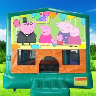 Peppa Pig Small Banner Jumping Castle thumbnail 1