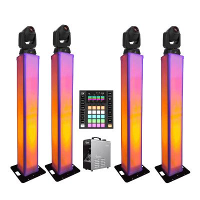 Glow Totems with Haze lighting (set of 4)