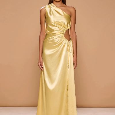 Sonya Moda Nour Maxi Dress Yellow Size 12 thumbnail 2