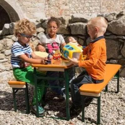 Kid’s Table and Bench Set - Seats 4-6