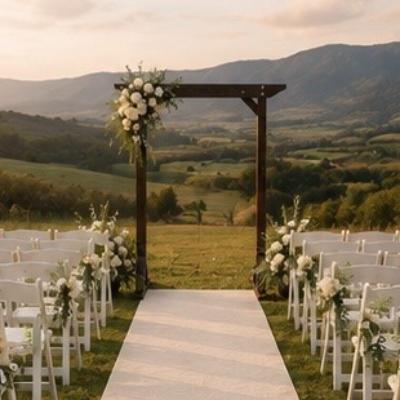 Timber Wedding Arbour For Hire