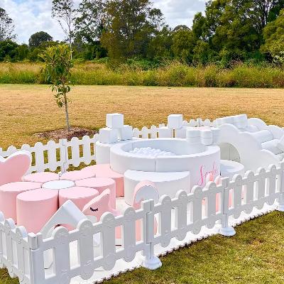 Soft Play Pink & White Aurora