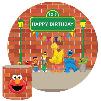Sesame Street Round Backdrop Package thumbnail 1