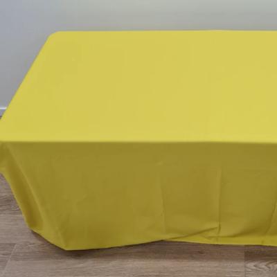 Yellow 4ft Table & Tablecloth 2 thumbnail 1
