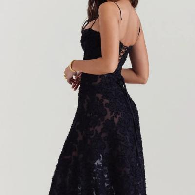 House of CB Seren Maxi Dress - Black - Size S thumbnail 3
