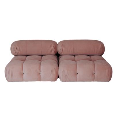 Blush Pink Camaleonda Velvet Two Seater (Add on to venue hire)