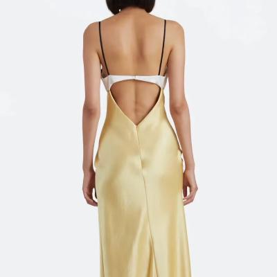 Bec And Bridge Nadia Bustier Maxi Straw/Ivory Size 6 thumbnail 2