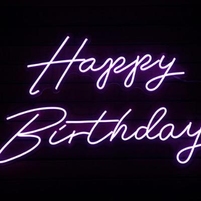 Happy Birthday Neon Sign