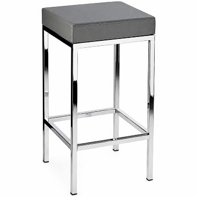 Stool - Padded Seat with Chrome Legs (Premium) thumbnail 1