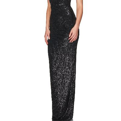 Nookie Lovers Gown - Black Size L thumbnail 2