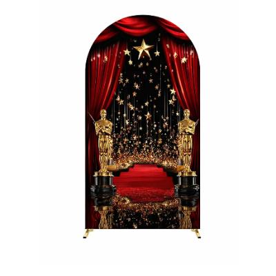 Backdrop - Hollywood Arch Backdrop – Red Carpet Entrance