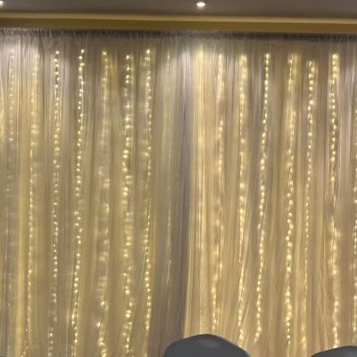 Waterfall Fairy Light Curtain Backdrop
