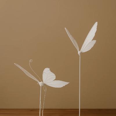 Zinnia Illuminated Static Butterfly Display