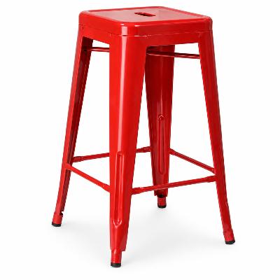 Stool - Tolix Red
