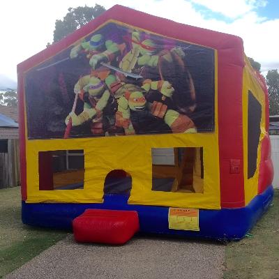 Teenage Mutant Ninja Turtles Medium Banner Jumping Castle thumbnail 1