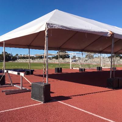 Weighted 6m x 24m Marquee thumbnail 2