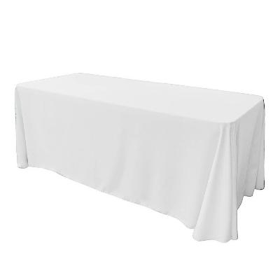Floor Length Trestle Tablecloth (White or Black) thumbnail 2