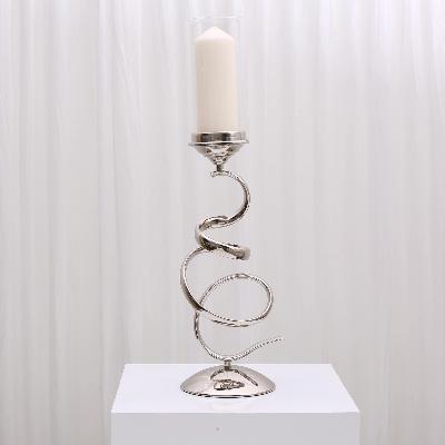Vivienne Candlesticks - Large/Silver thumbnail 1