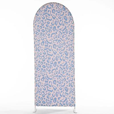 Cheetah Arch Backdrop blue thumbnail 1