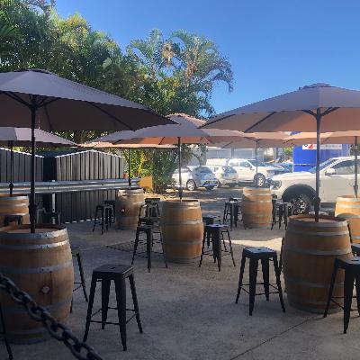 Wine Barrel, Umbrella, Half Barrel & Bar Stool Chair Package thumbnail 3