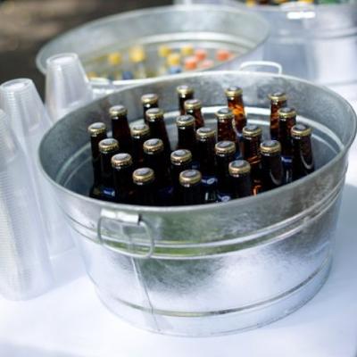 Ice Tub - Metal - Round