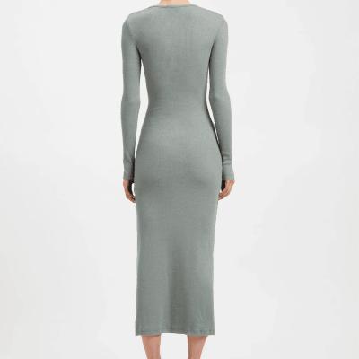 Kookai Emmett Merino Wool Dress in Black Sizes 8, 10 or Agave Green Size 8, 10 thumbnail 4