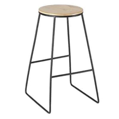 Stool | Timber & Black
