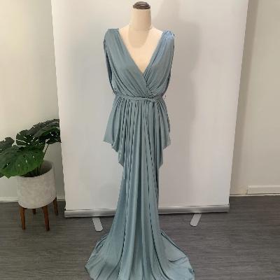 Sheike Grecian dress - Blue, Olive Green, Teal Size 8 thumbnail 3