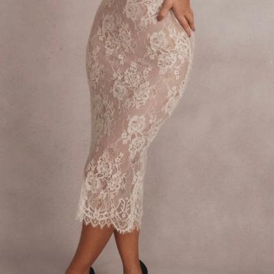 House of CB Serella Midi Dress Ivory- Size XS thumbnail 2