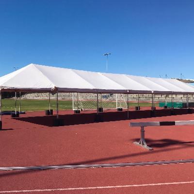 Weighted 6m x 24m Marquee thumbnail 1