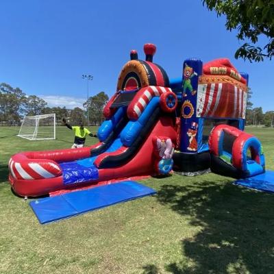 3D Circus Carnival Combo Jumping Castle