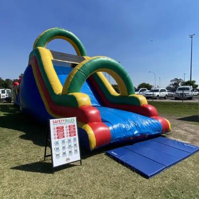 20m Rainbow Inflatable Obstacle Course thumbnail 4