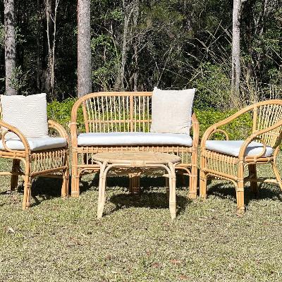 Rattan 4 Piece Setting thumbnail 3