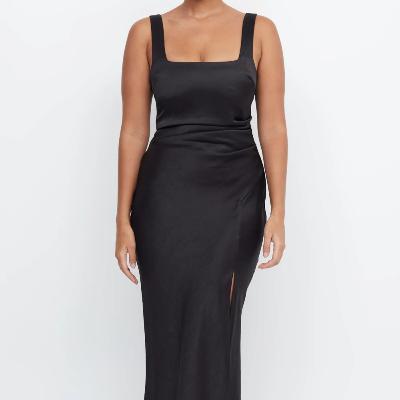 Bec & Bridge Dreamer Square Neck Maxi Dress-Black, Ivory, Gold, Sand, Navy Size 6, 8, 10