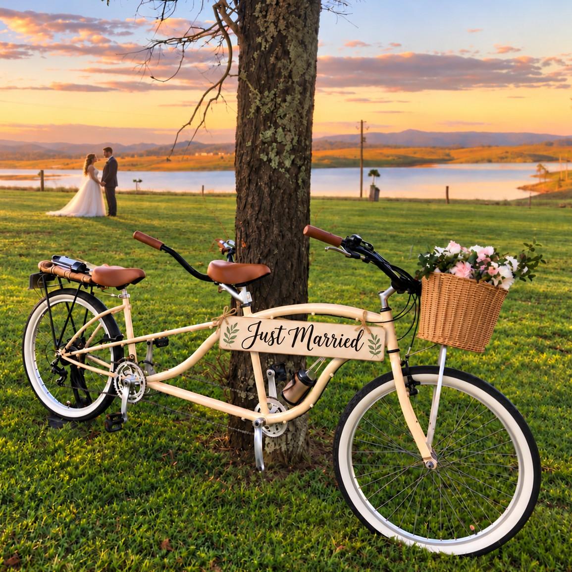 Vintage bike prop for weddings thumbnail 1