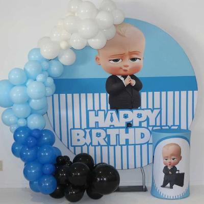 Boss Baby Happy Birthday Round Backdrop Package thumbnail 2