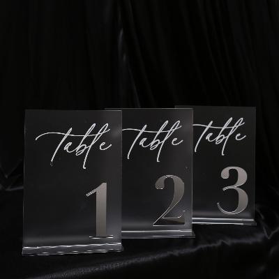 Julia Table Numbers - Silver