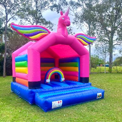 Unicorn Jumping Castle thumbnail 2
