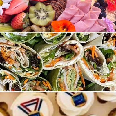 Loaded sandwiches or wraps - Savoury Platter with cupcakes - Monday Meeting Corporate Package thumbnail 1