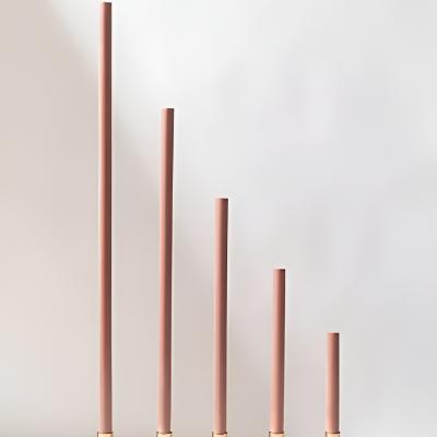 Dusty Rose Cappuccino Cathedral Candles thumbnail 1