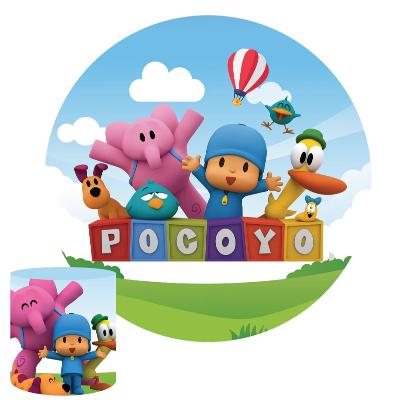 Pocoyo Round Backdrop Package thumbnail 1