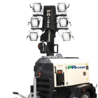 Light Tower – 4x LED Head Trailer Mounted