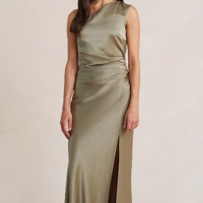 Bec & Bridge Dreamer Asym Dress - Golden Size 6 or Ivory Size 8 thumbnail 5