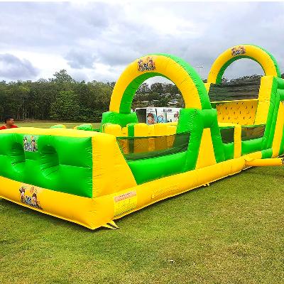 14m Ninja Inflatable Obstacle Course
