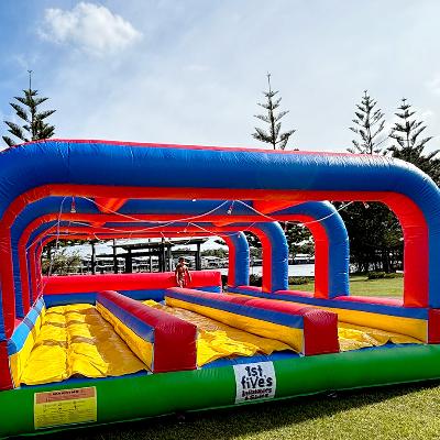 11m Triple Lane Racer Inflatable Slip n Slide thumbnail 2