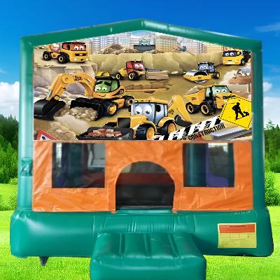 Construction Small Banner Jumping Castle