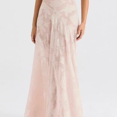 House of CB Seren - Baby Pink Maxi Dress Size S thumbnail 2