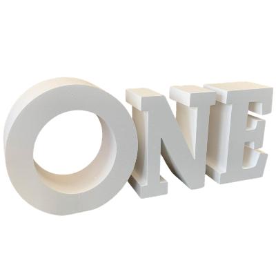 ONE Letter Table with Acrylic Top thumbnail 1