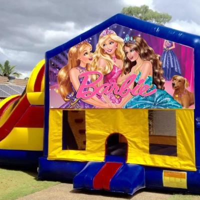 Barbie Large Banner Jumping Castle