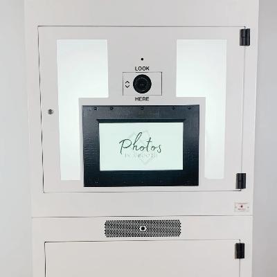 White Kiosk Booth